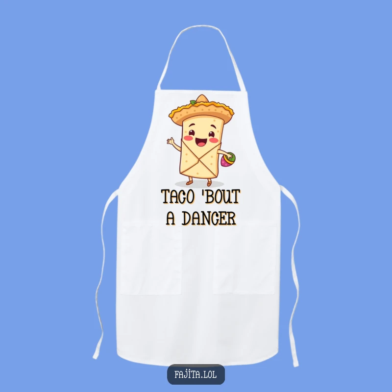 Cook up some laughs with this funny fajita wrap apron! It’s perfect for adding a festive, humorous touch to your kitchen.
