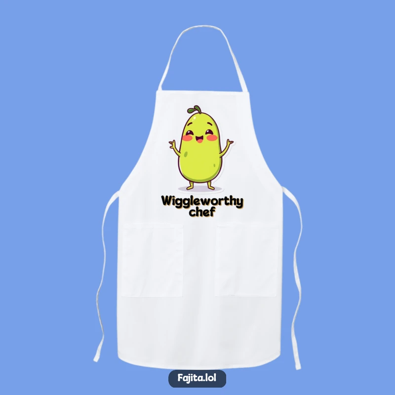 Funny Guacamole Wiggle Apron: Cheerful Chef Avocado Kitchen Fun, Perfect Funny Gift