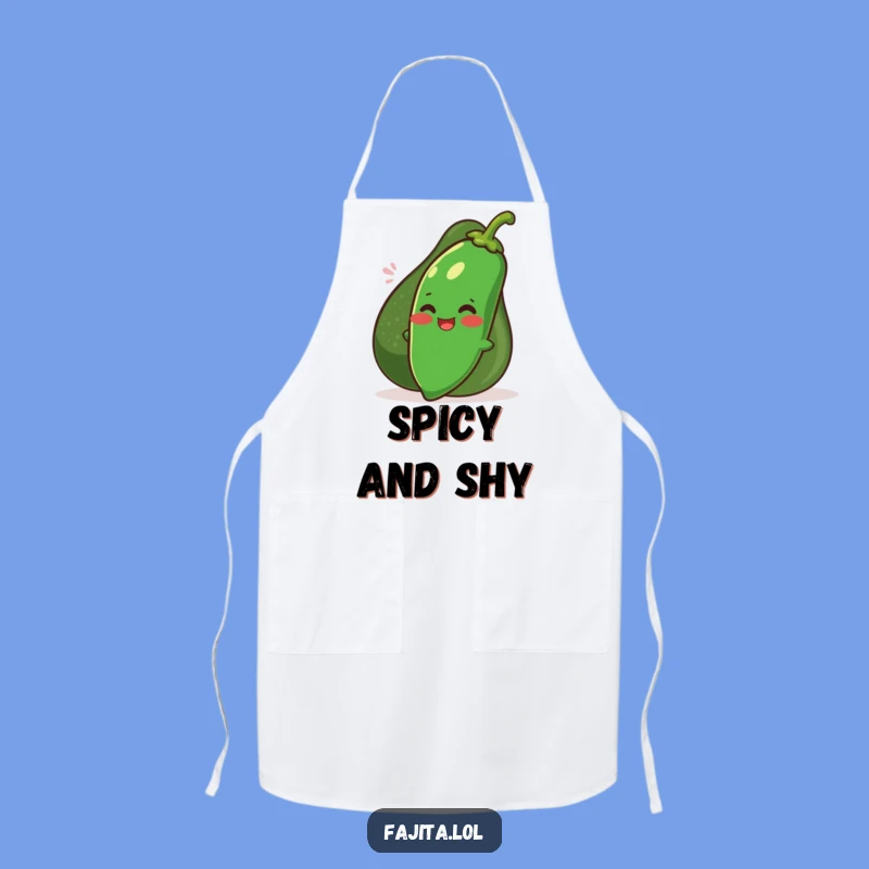 Funny Jalapeno & Avocado Apron: Culinary Comedy for Kitchen Fun