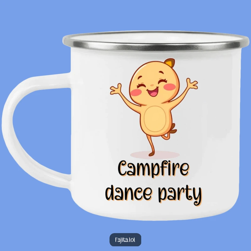 Funny Fajita Flamenco Camping Mug: Enjoy Your Drink with this Hilarious Dancer