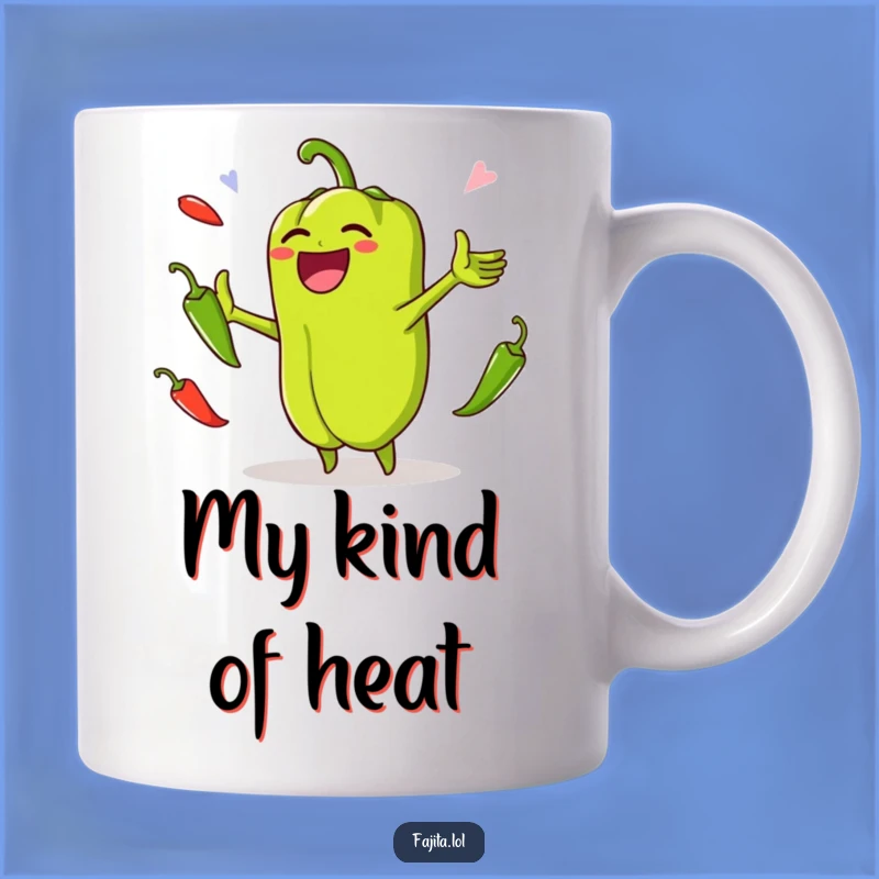 Spice up your mornings with this funny bell pepper mug! It's filled with veggie humor and a whole lot of fun.