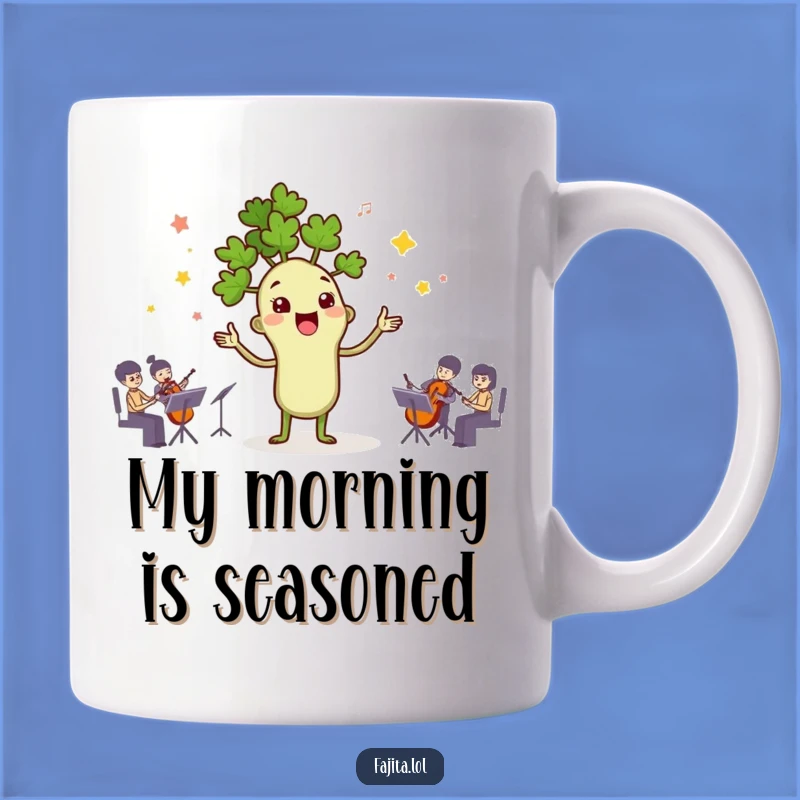 Funny Cilantro Conductor Mug - Hilarious Spice Orchestra Gift for Foodies
