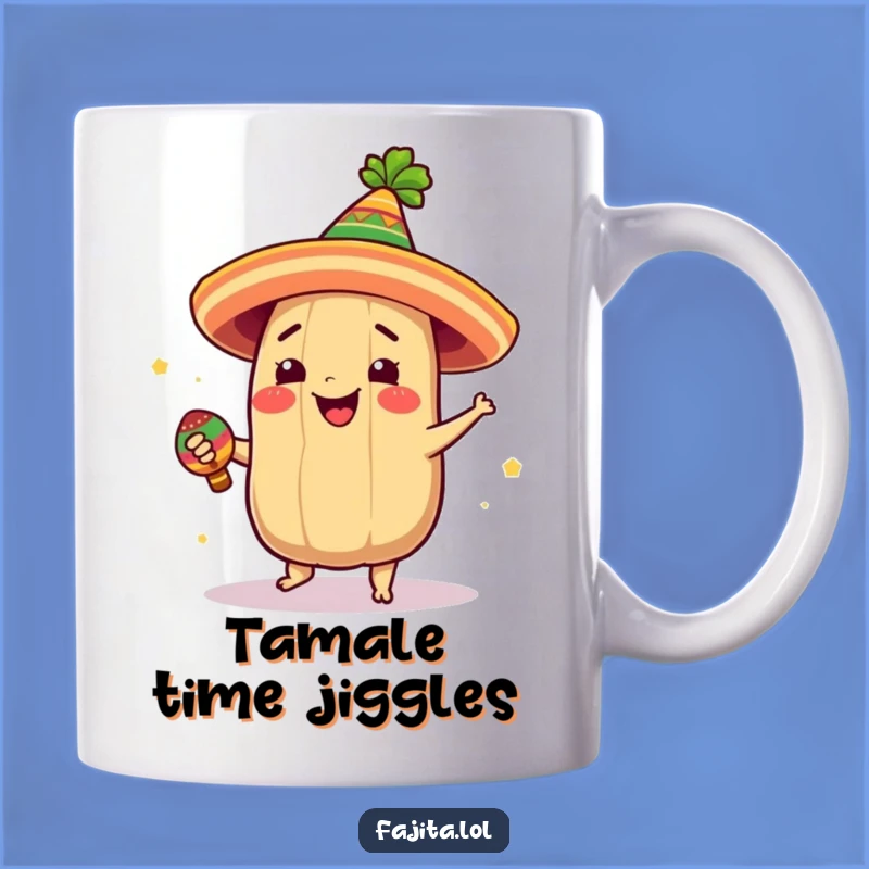 Funny Tamale Dancer Mug - Giddy Fiesta Spin, Perfect Gift!