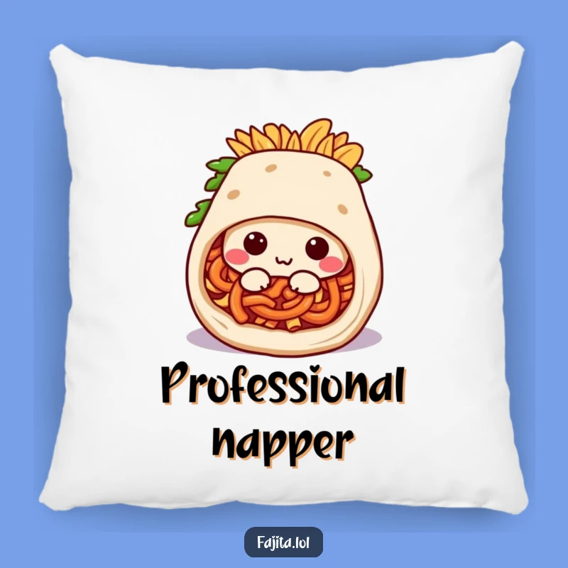 Funny Fajita Burrito Pillow - Soft Rolling Cushion, Cozy Comfort Gift