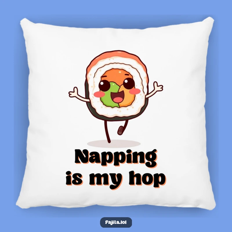 Funny Sushi Roll Pillow - Cozy Comfort, Adorable Foodie Decor!