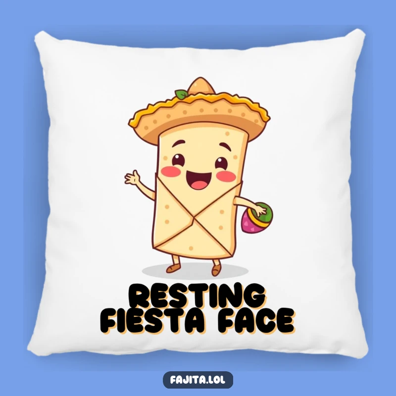 Cuddle up with this funny fajita wrap, complete with a sombrero and maracas! Perfect for adding a touch of fun to any room.
