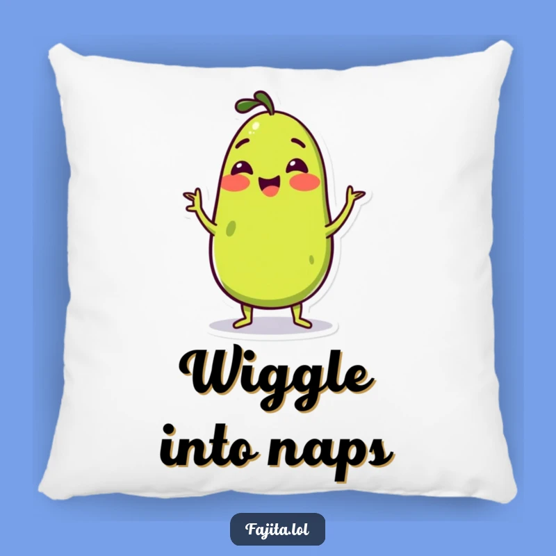 Funny Guacamole Wiggle Pillow: Cozy Avocado Cushion, Adorable Funny Gift Accent