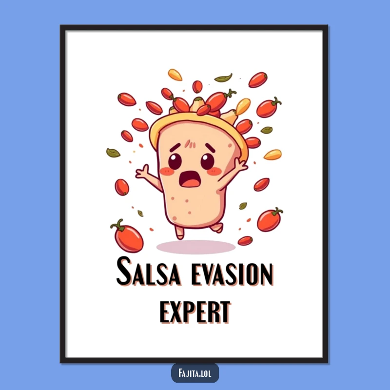 Funny Fajita Salsa Dodge Digital Art: Surprise Decor, Hilarious Gift File