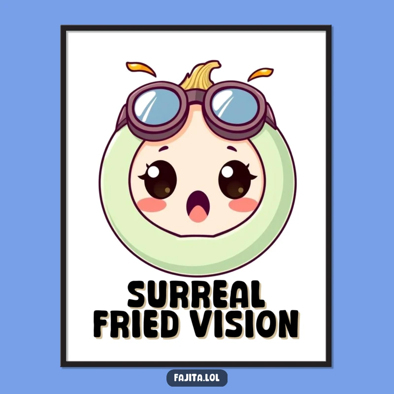 Instantly download this funny onion ring art! A quirky and hilarious piece perfect for adding surprise to any room.