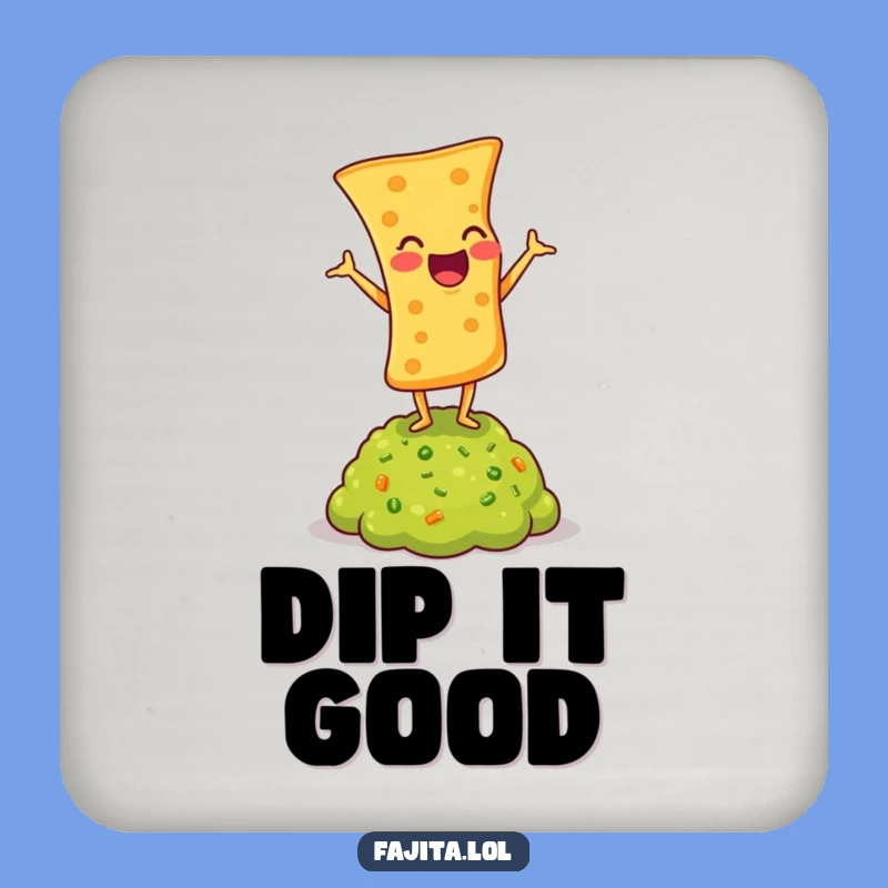 Protect your tables with a laugh using these funny tortilla chip coasters. Perfect for taco Tuesday or any day!