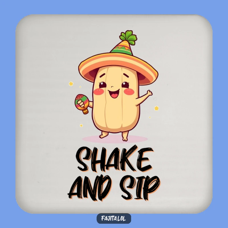 Funny Tamale Dancer Coaster - Fiesta Table Protection, Gift Idea!