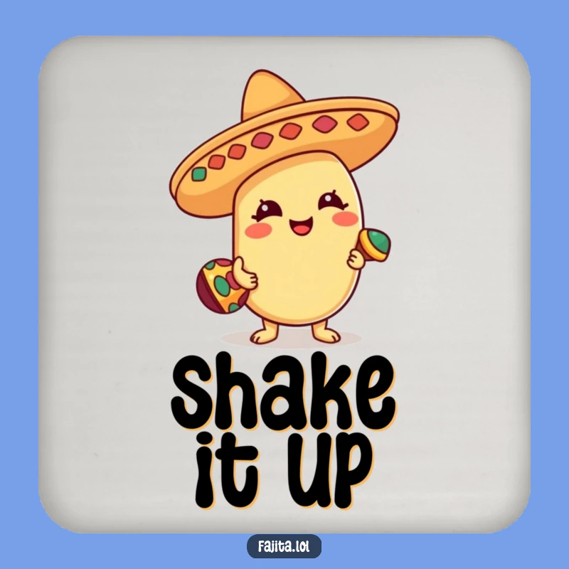 Funny Fiesta Bean Coasters Set: Protect Surfaces With Sombrero Bean Fun, Cute Funny Gift