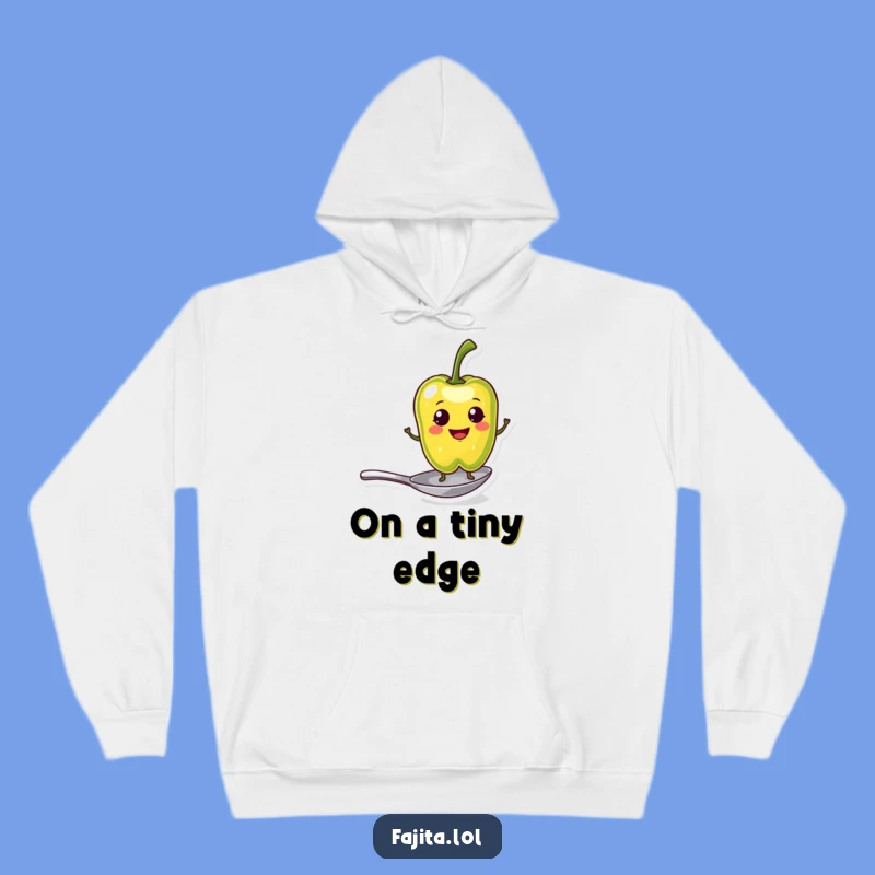 Funny Pepper Slice Hoodie: Cozy Smiling Character Comfort, Ultimate Funny Gift