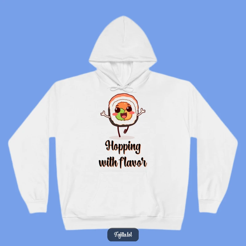Funny Sushi Roll Hoodie - Cozy Comfort, Whimsical Foodie Gift!