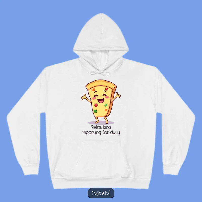 Funny Salsa Dancing Fajita Slice Hoodie: Warm and Comedic Apparel for Festive Souls