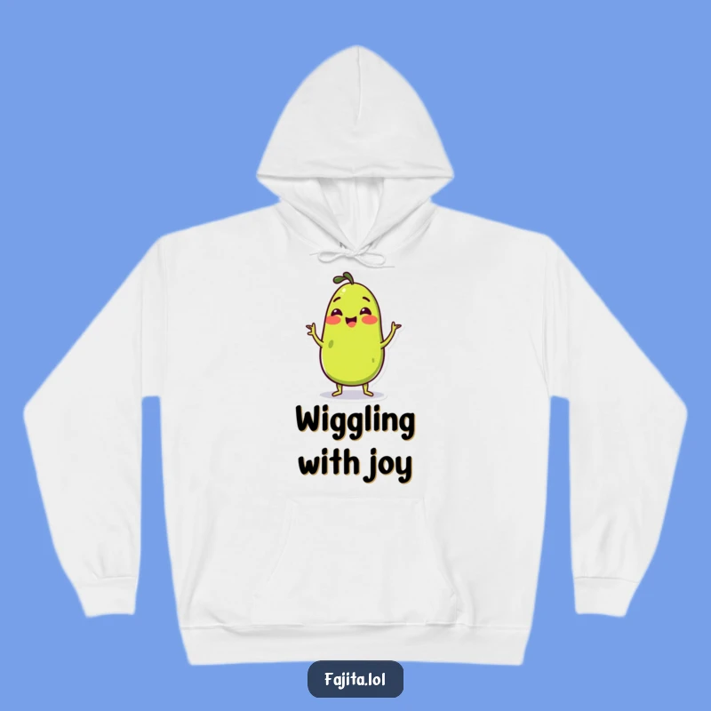 Funny Guacamole Wiggle Hoodie: Cozy Cheerful Avocado Dancing Gear, Ultimate Funny Gift