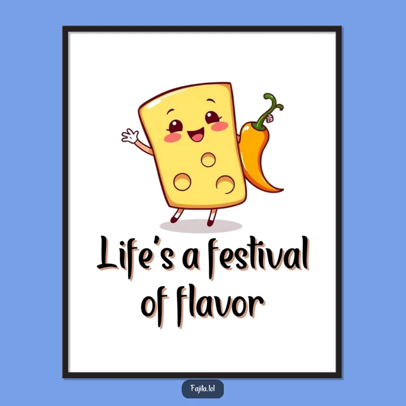 Funny Free Printable Wall Art: Cheesy Cartwheel! Hilarious Downloadable Decor for Foodie Spaces