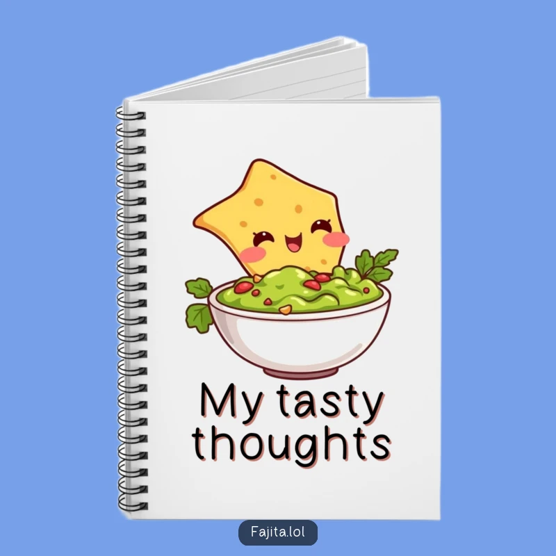 Funny Chip Diving Guacamole Notebook: Jot Down Ideas with Snack Enthusiasm