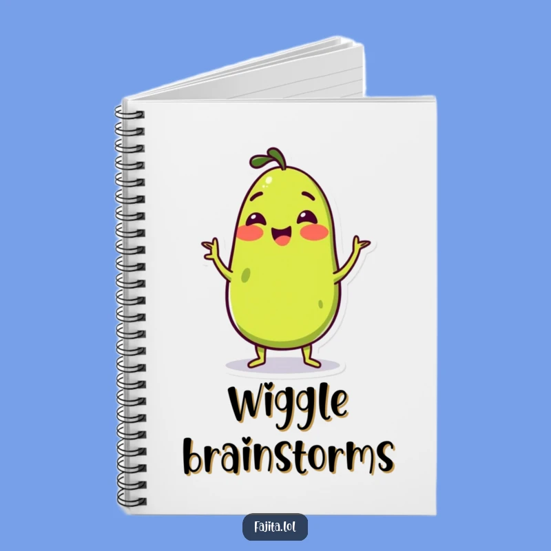 Jot down your ideas with a smile thanks to this funny notebook! The wiggling guacamole makes note-taking a joy.