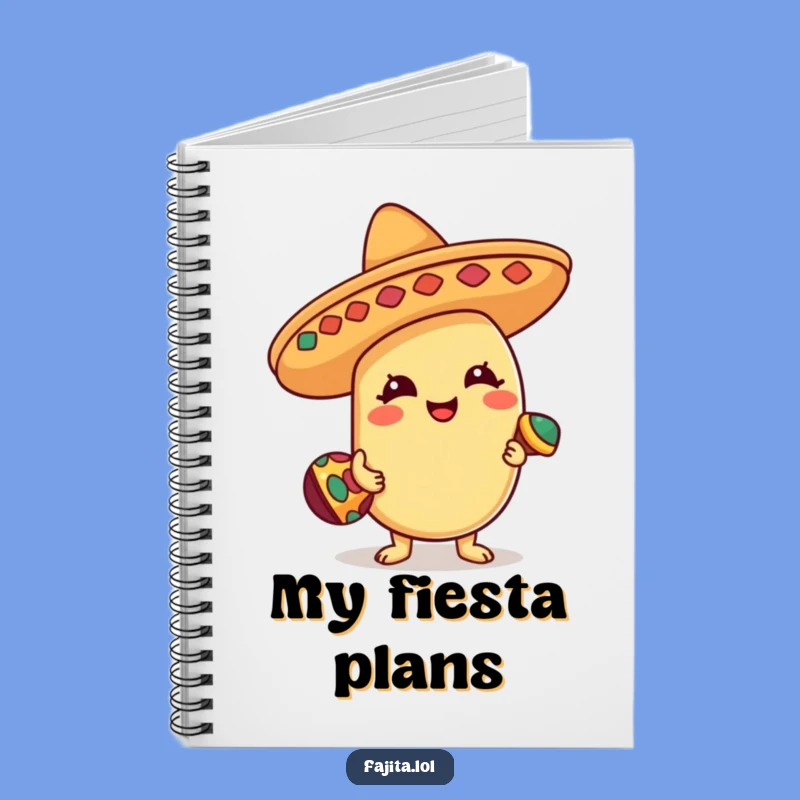 Jot down your thoughts with this funny notebook! The festive bean makes every entry a little brighter.