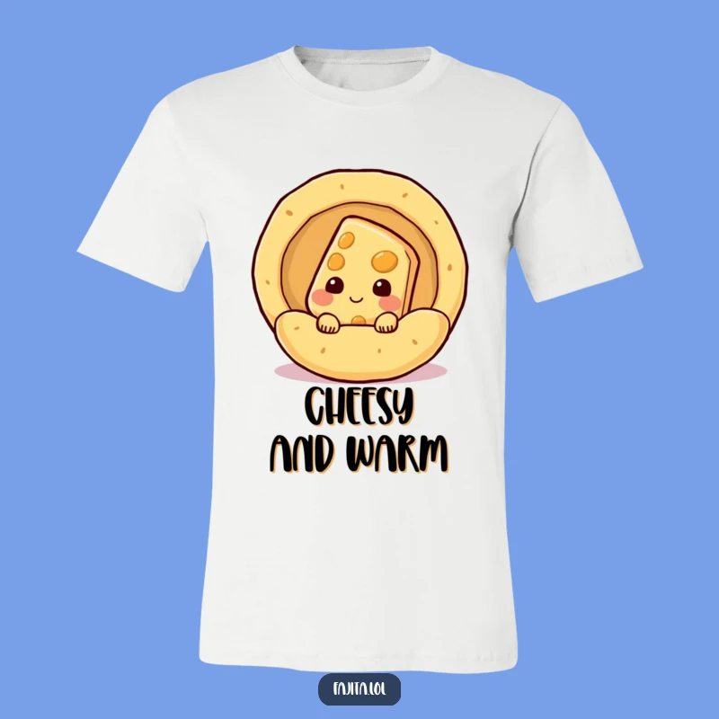 Funny Cheese Tortilla T-Shirt: Quirky & Comical Wear for Foodies