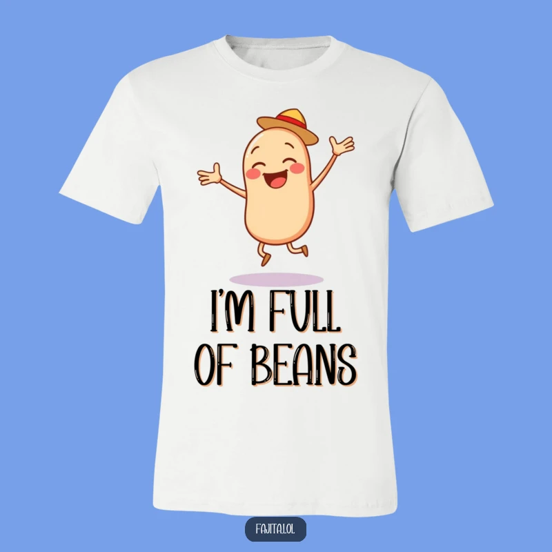 Funny Bean Salsa T-Shirt: Energetic Character Tee, Awesome Funny Gift for Active People