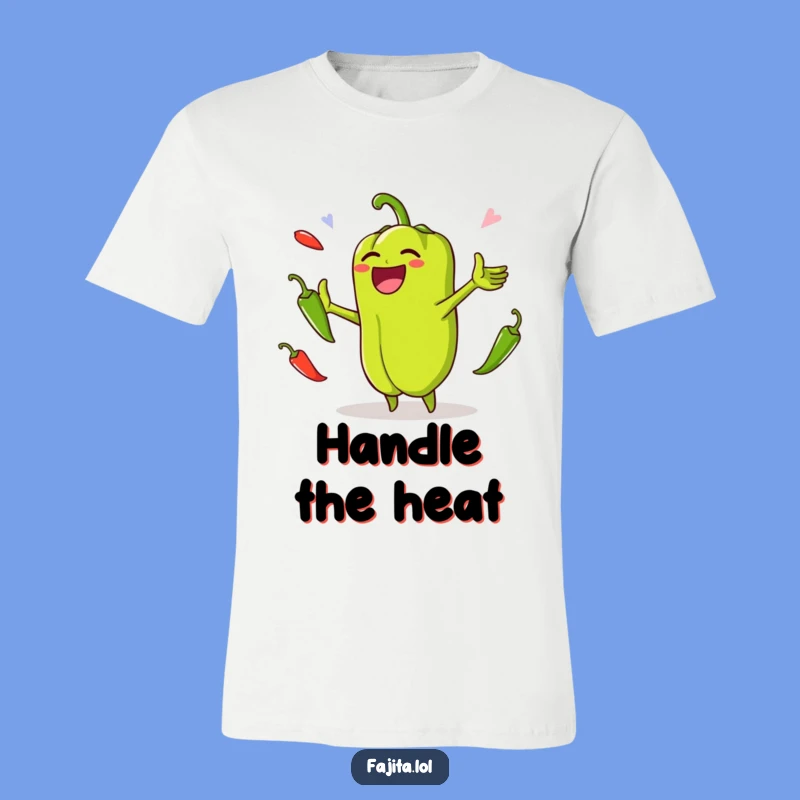 Get ready for some fun with this funny bell pepper t-shirt! The juggling jalapenos design is guaranteed to bring smiles.
