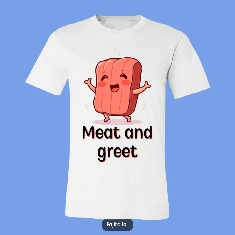 Show off your grill-loving spirit with this funny dancing meat strip t-shirt. It’s comfortable, cool, and guaranteed to get a reaction.