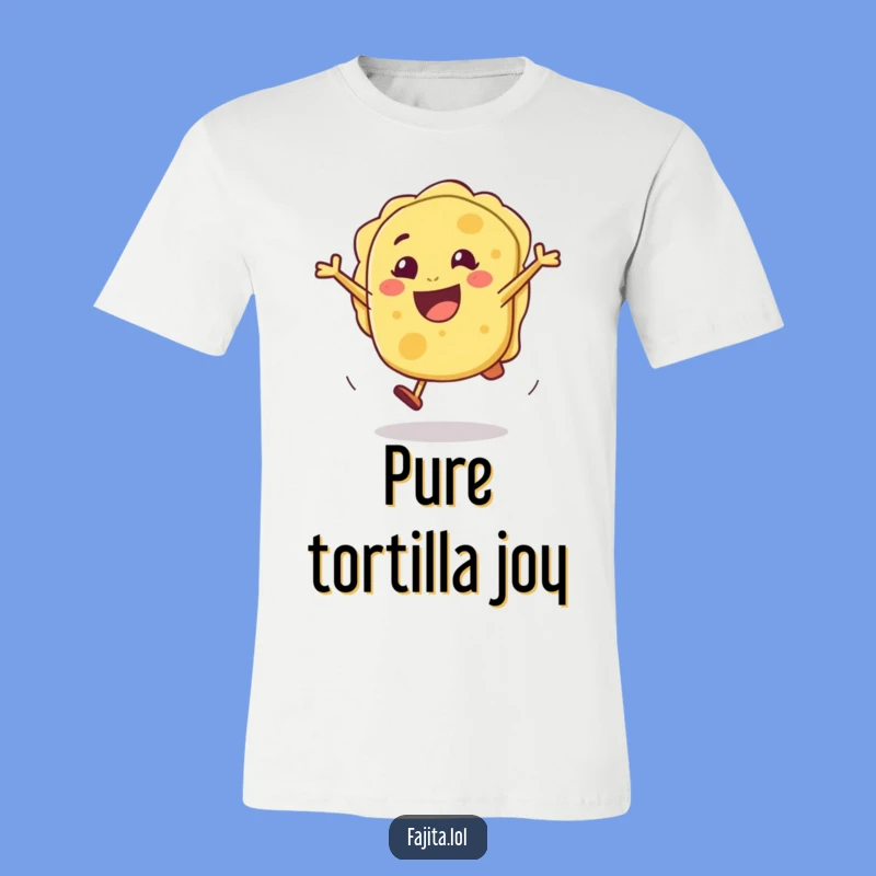 Funny Tortilla Cartwheel T-Shirt: Wear Your Joy and Energy Out Loud